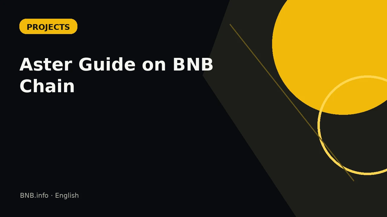 Aster Guide on BNB Chain