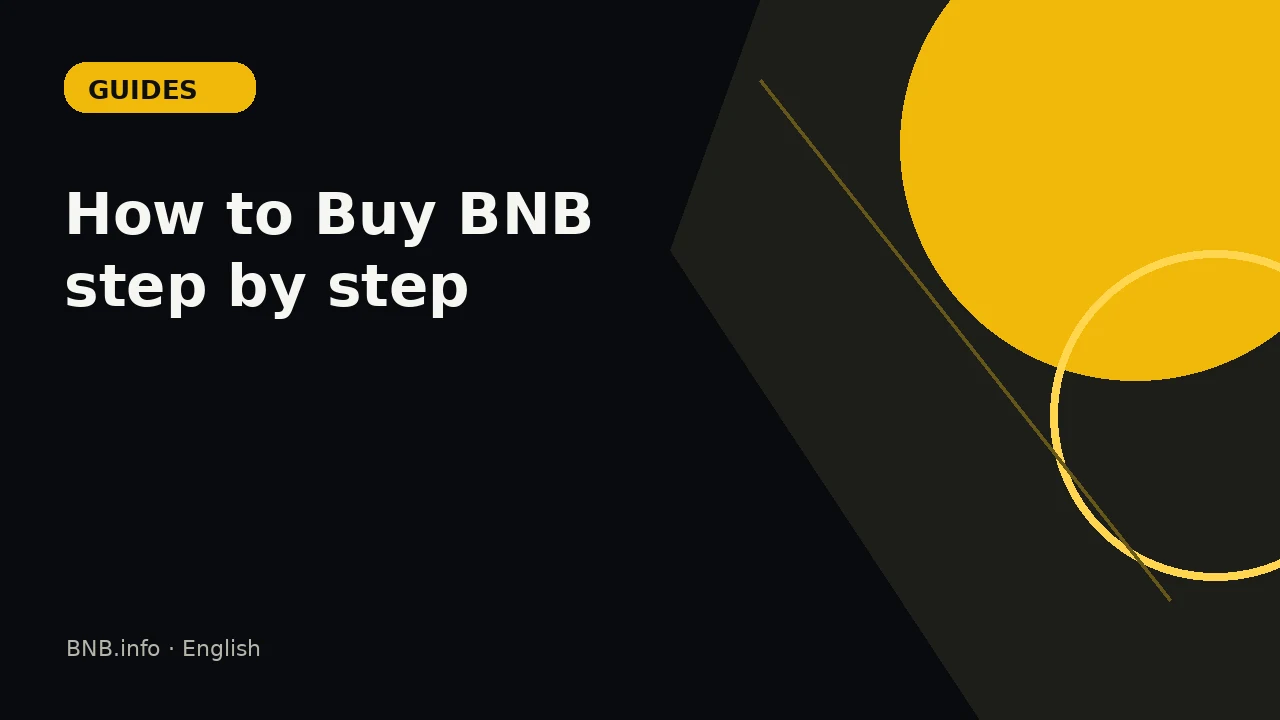 How to Buy BNB step by step