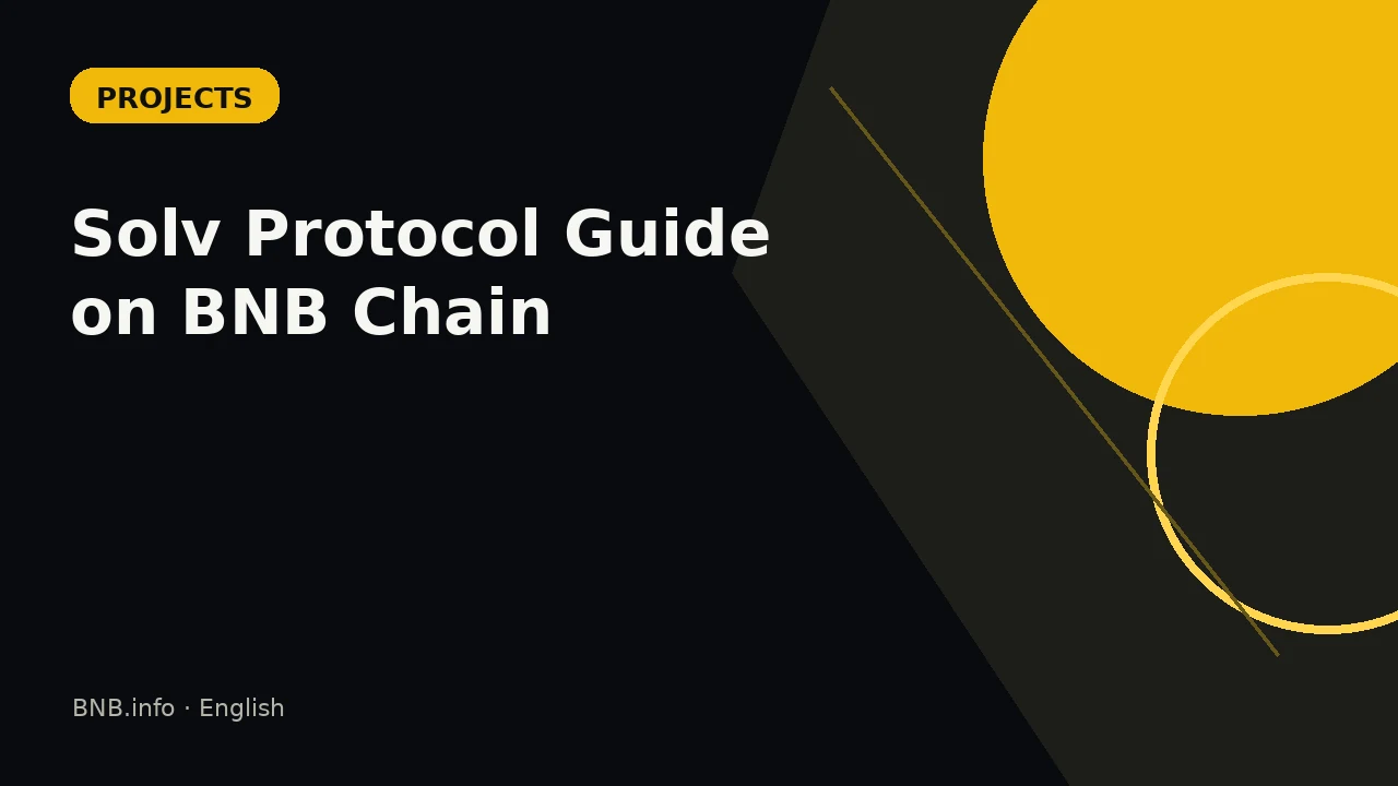 Solv Protocol Guide on BNB Chain