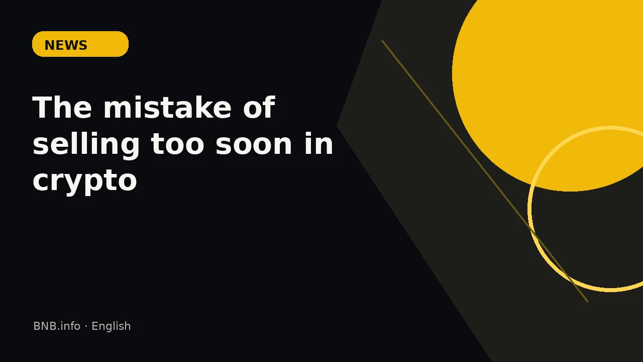 The mistake of selling too soon in crypto